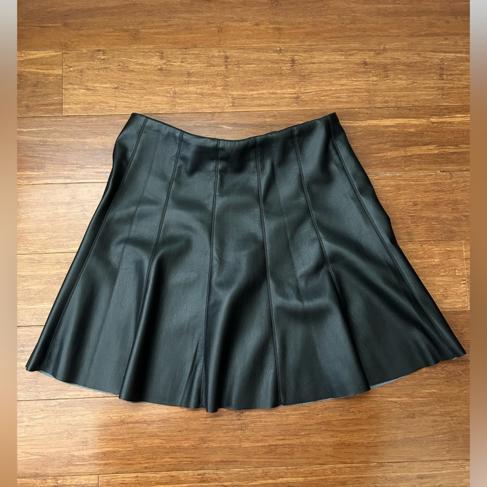 🐍🖤 House of Harlow 1960 leather skirt
